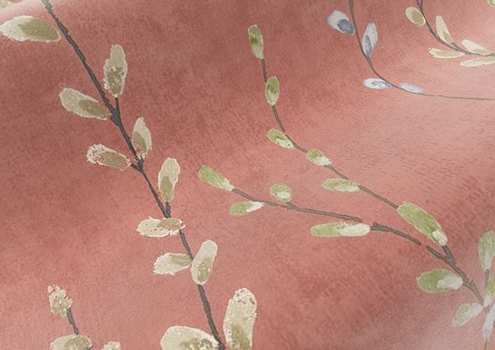 Willow Field, French Coral - Made to Measure Curtains - Image 4